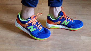 晒晒专柜入手的 New Balance 新百伦 MRT580BA 男式复古休闲鞋