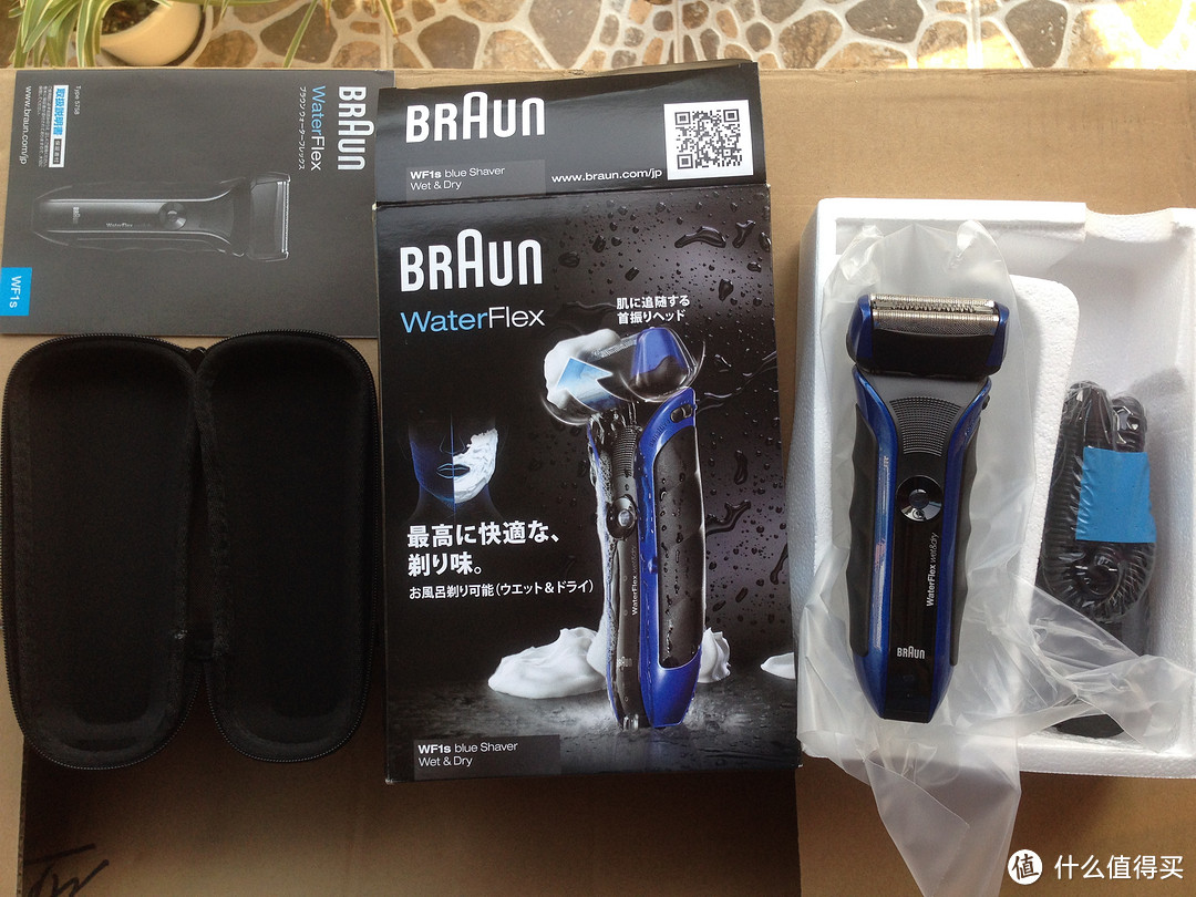 日淘SMZDM热门剃须刀：BRAUN 博朗 Water Flex WF1s（红色）