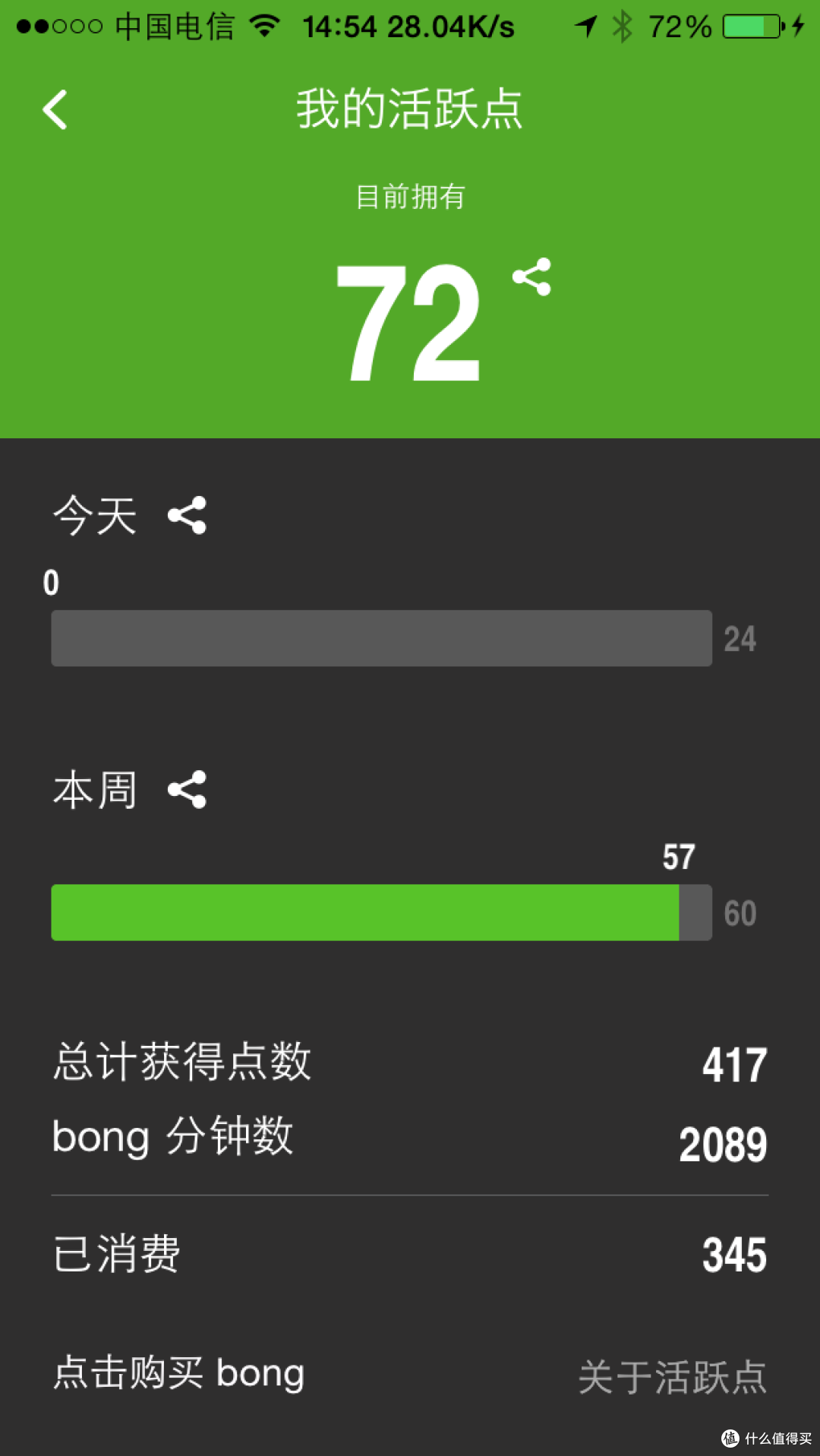 “咕咚 智能手环2 微信版”评测——念想了许久但到手略微失望的小玩具