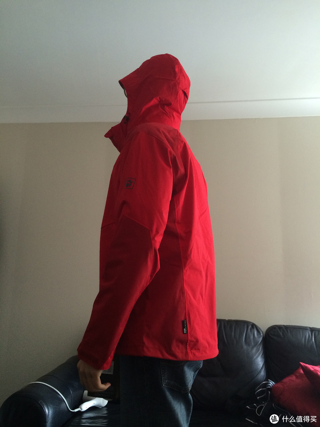 Jack Wolfskin 狼爪 Jasper raincoat Gentlemen red 男款户外冲锋衣