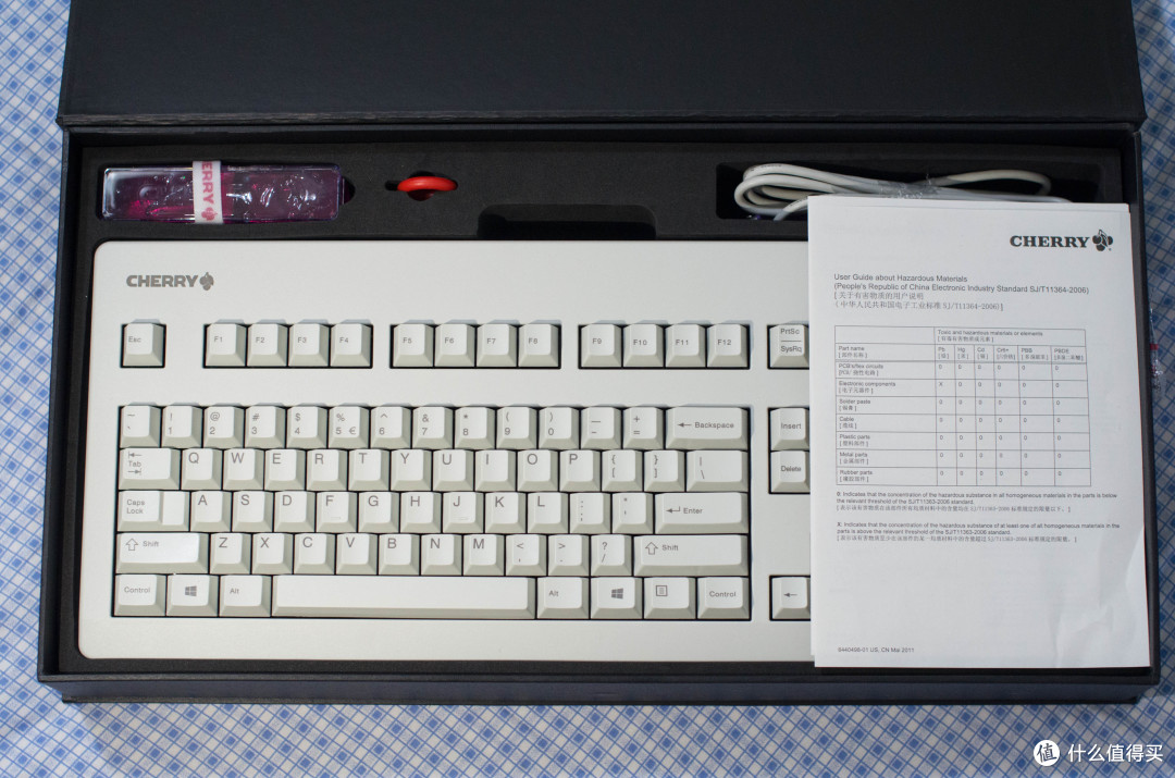 指尖的感动：CHERRY 樱桃 G80-3000 青轴机械键盘