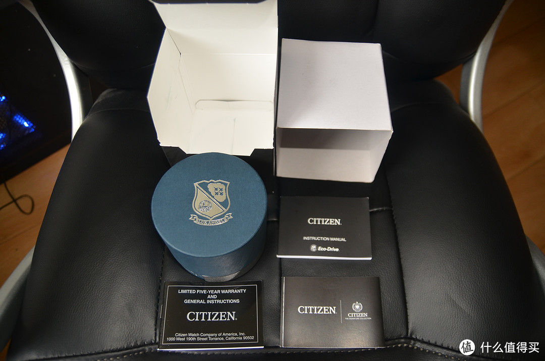 Citizen 西铁城 AT8020-03L蓝天使 光动能腕表