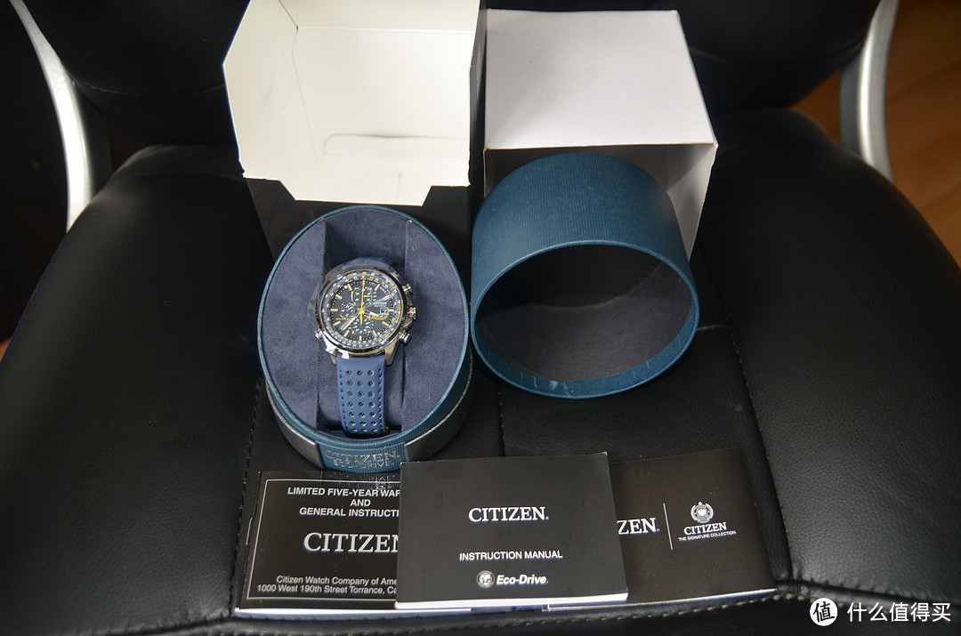 Citizen 西铁城 AT8020-03L蓝天使 光动能腕表