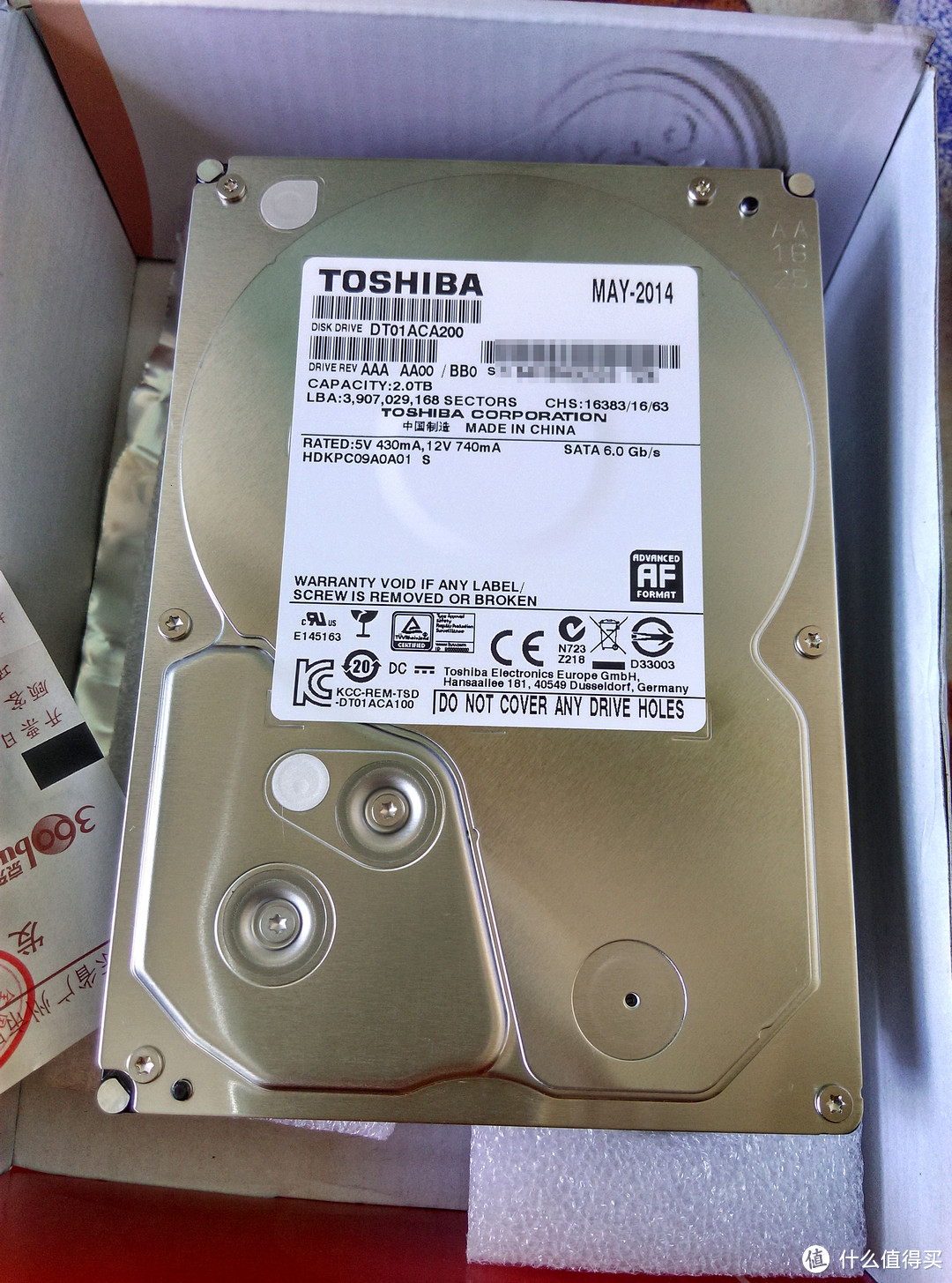 神马，你们退钱？TOSHIBA 东芝 2TB 7200转64M SATA3 台式机硬盘