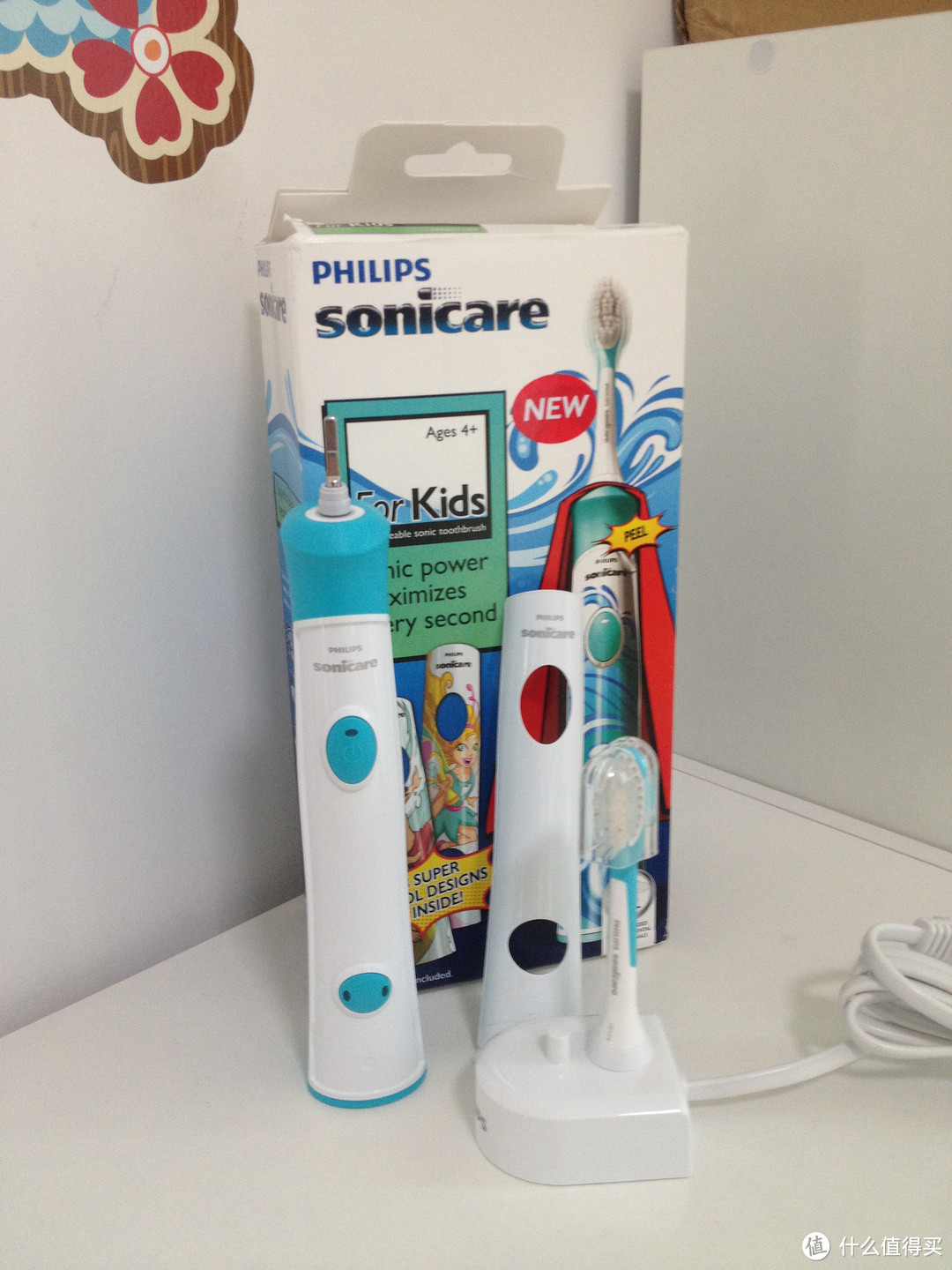 爱上刷牙：小盆友的Philips 飞利浦 Sonicare HX6311/07 电动牙刷