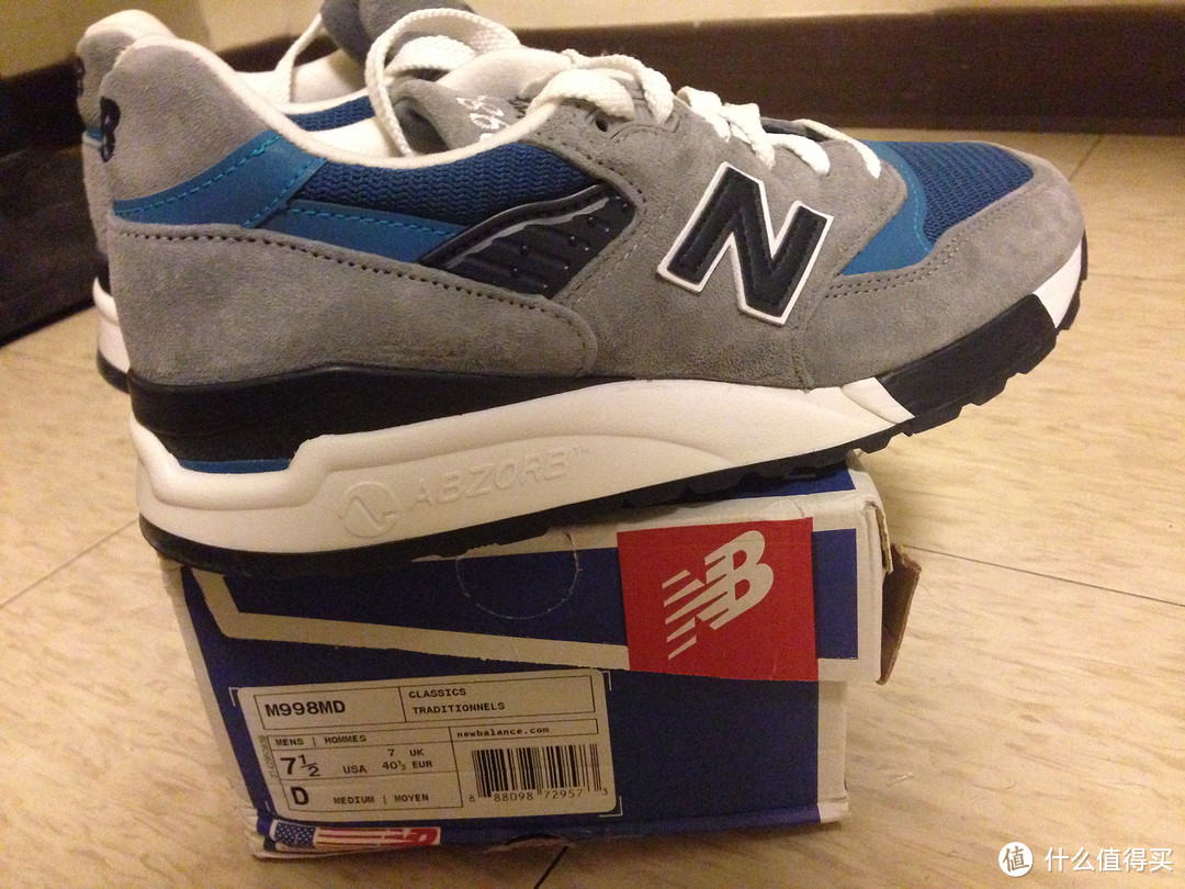 ebay海淘 美产NEW BALANCE新百伦 M998 跑鞋