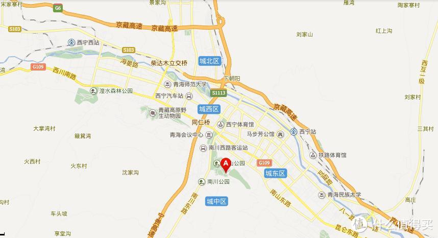 西宁市全市路线图图片