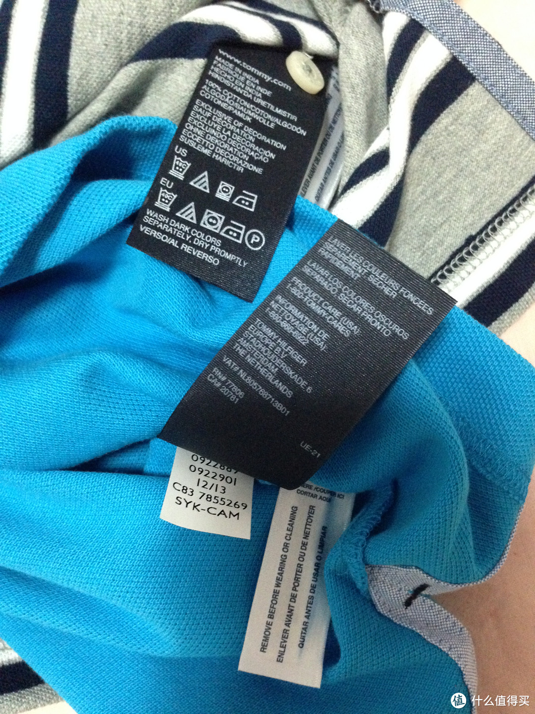 ebay入手2件Tommy Hilfiger 男款polo衫,重点说尺码