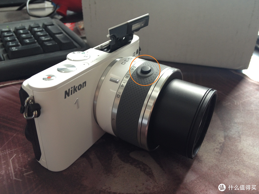 ebay首单：Nikon 尼康 1 J3 10-30mm 微单套机 官翻白色版