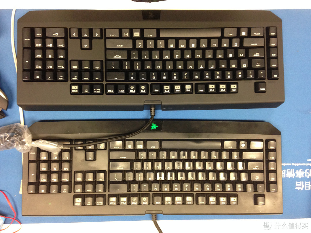 Razer 雷蛇 BlackWidow 黑寡妇蜘蛛 2014 机械键盘 2013、2014 对比体验