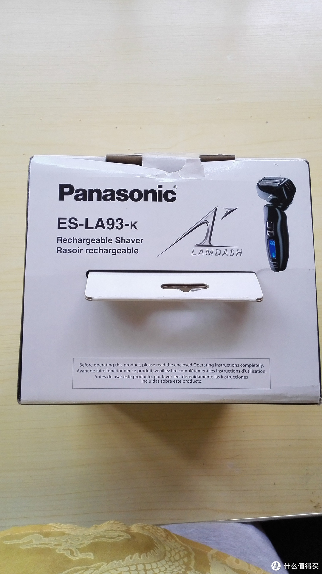 男人也要用的“黑粗硬”：Panasonic 松下 ES-LA93-K Arc4 电动剃须刀