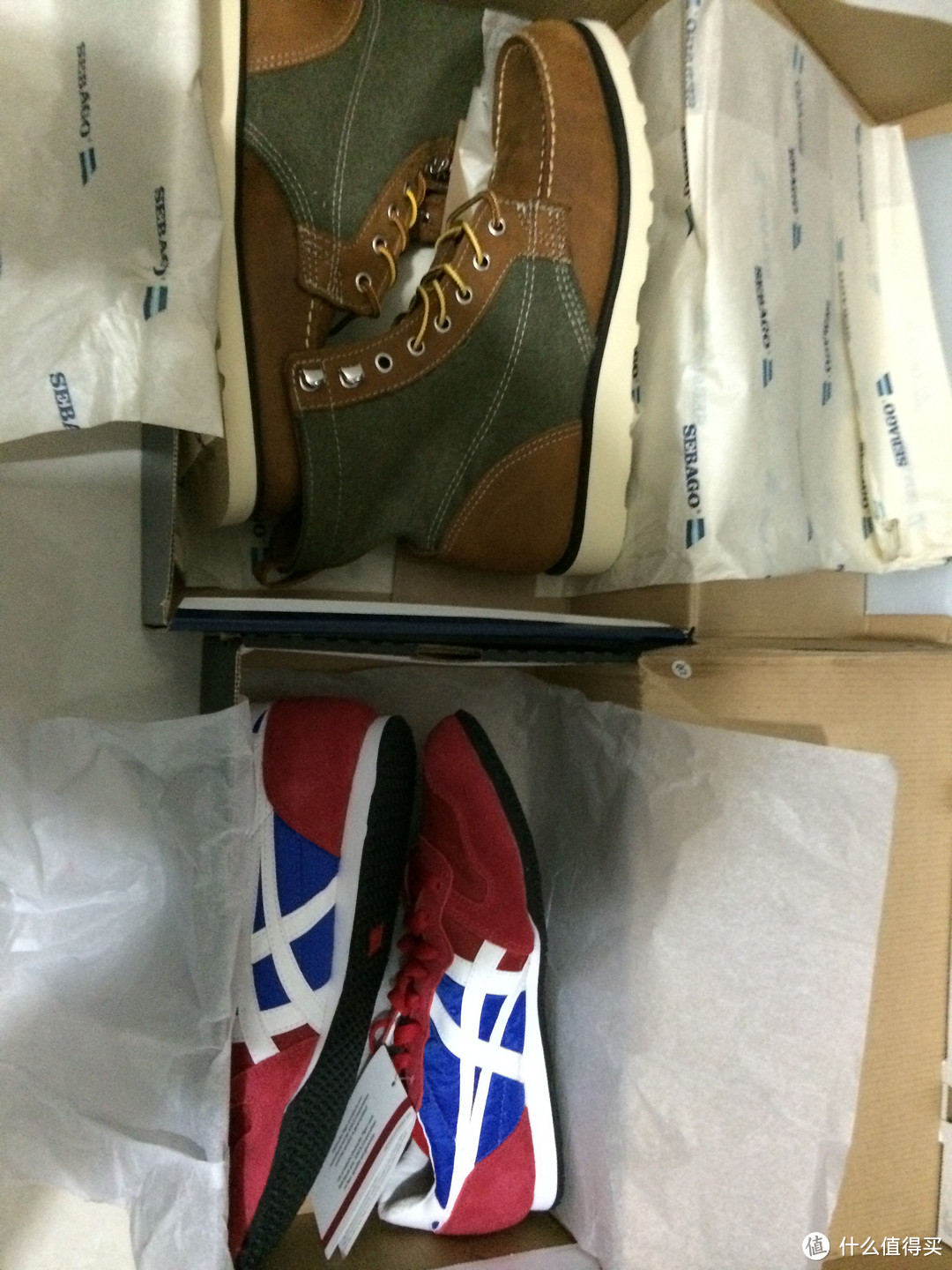 Onitsuka Tiger 鬼冢虎 Serrano 男款翻毛复古鞋 & Sebago Stockton 男士真皮羊毛拼接短靴