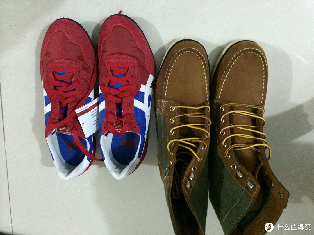 Onitsuka Tiger 鬼冢虎 Serrano 男款翻毛复古鞋 & Sebago Stockton 男士真皮羊毛拼接短靴