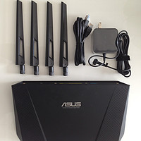 ASUS 华硕 RT-AC87U Wireless-AC2400 Dual Band Gigabit 旗舰路由器