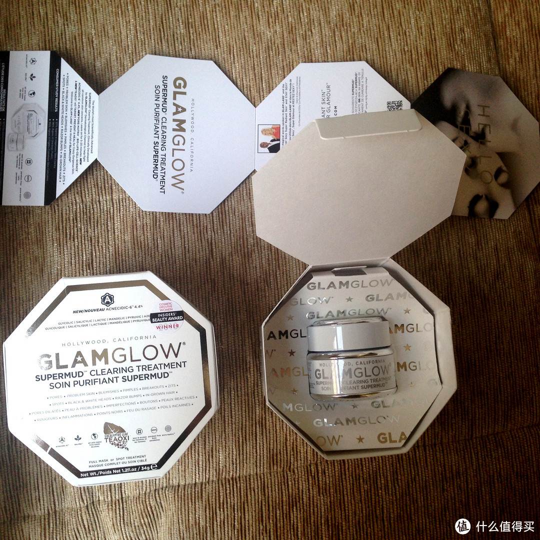 【真人秀】明星产品：GLAMGLOW 格莱魅 火山泥发光面膜34g 白瓶