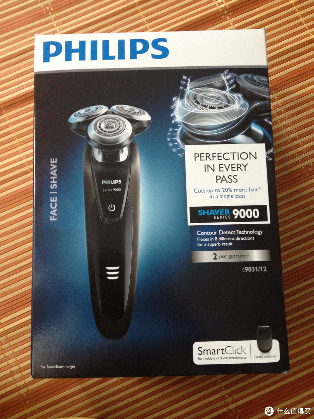 买给爸爸的PHILIPS 飞利浦 9000系列 S9031/12 电动剃须刀