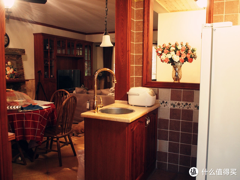 厨房设计 美式乡村砖砌橱柜
