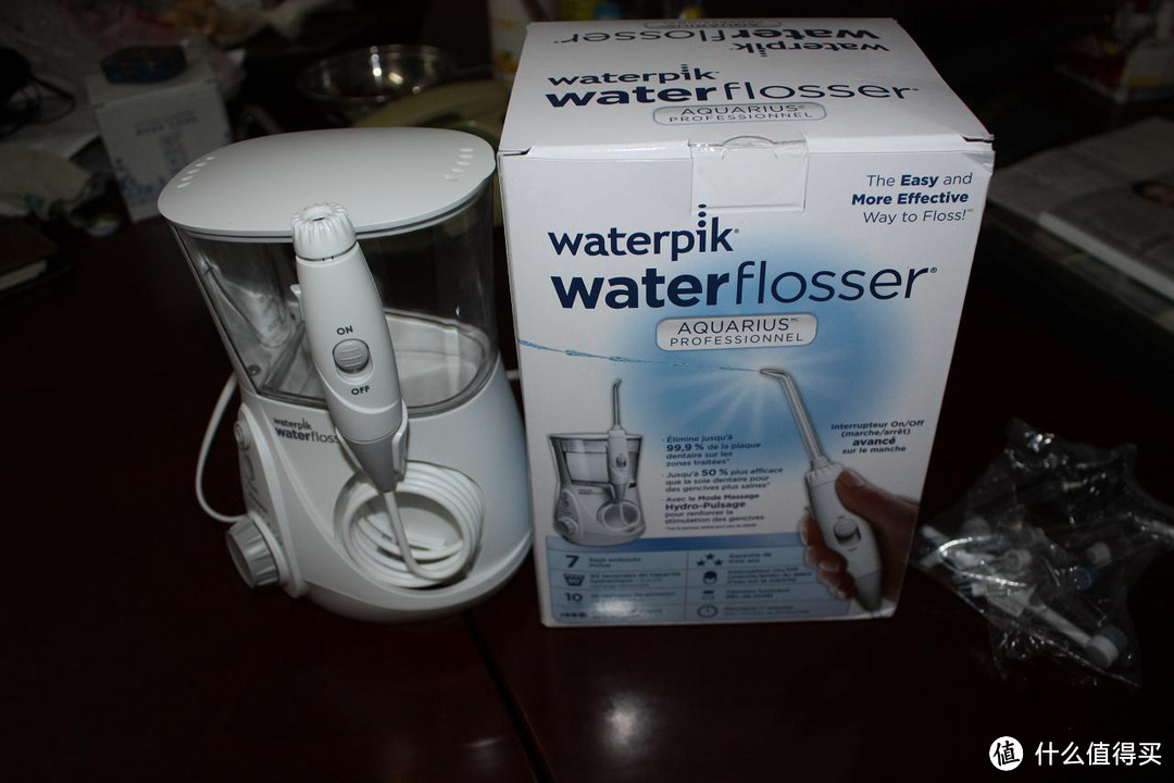 本来是一次苦情的晒单：Waterpik 洁碧 Aquarius Professional WP-660 冲牙器 直插220v后