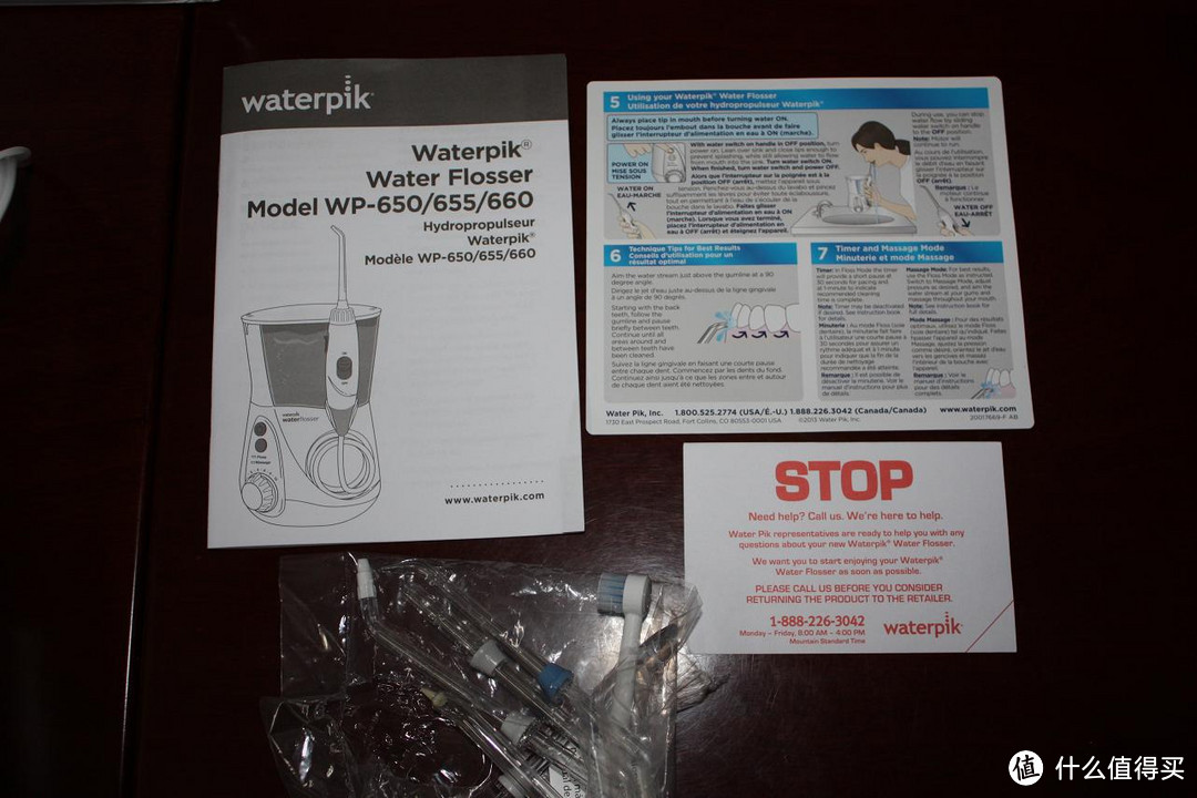 本来是一次苦情的晒单：Waterpik 洁碧 Aquarius Professional WP-660 冲牙器 直插220v后