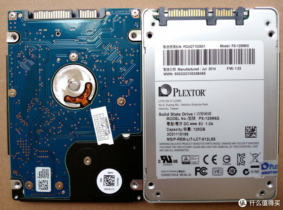 PLEXTOR 浦科特 M6S SSD固态硬盘 128G安装+选购比较+Win7安装+评测