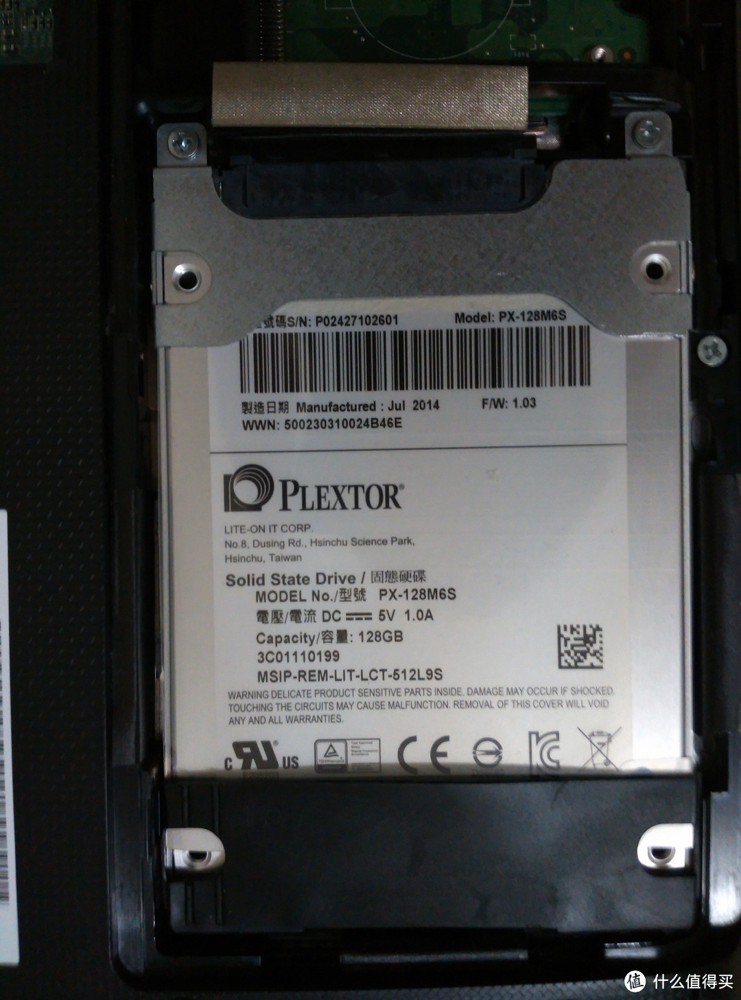 PLEXTOR 浦科特 M6S SSD固态硬盘 128G安装+选购比较+Win7安装+评测