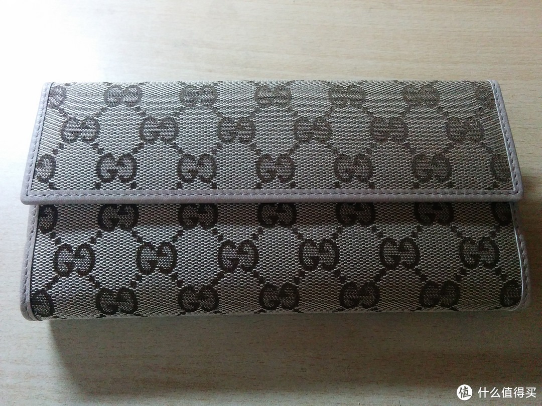 给妈妈送礼物了：Gucci 古驰 miss GG帆布 长款皮夹