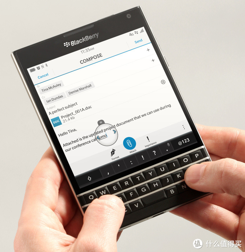 还有莓有的聊了：BlackBerry 黑莓 发布方屏新机 Passport