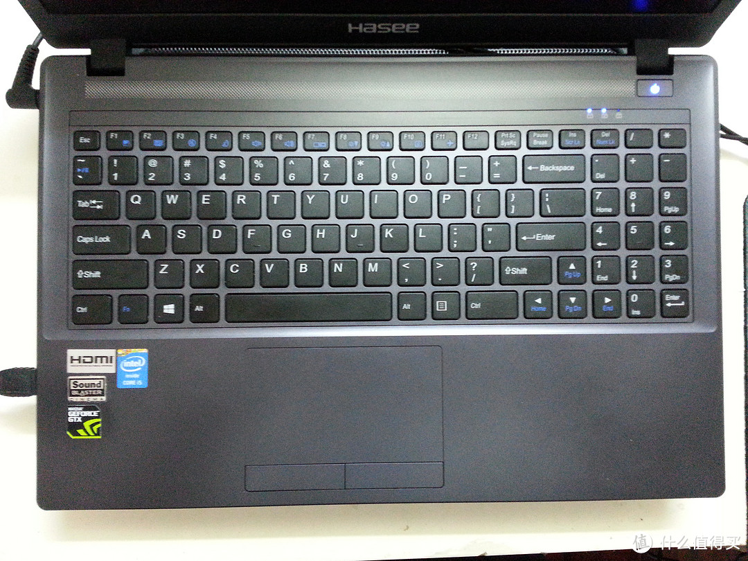 上船了！HASEE 神舟 k650d-i5 笔记本