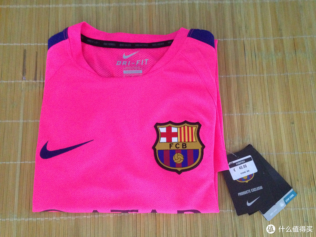 【真人小鲜肉】NIKE 耐克 FC Barcelona Squad Training Top 巴塞罗那赛前训练球衣
