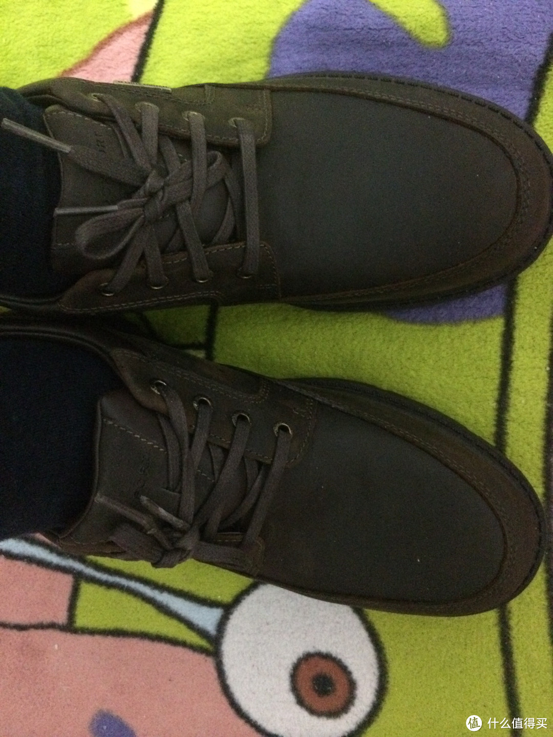 ROCKPORT 乐步 Rugged Bucks Plain Toe 男款真皮休闲鞋