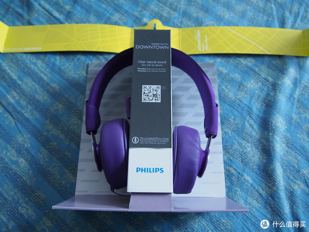 亮骚基佬紫：PHILIPS 飞利浦 SHL5605 头戴式耳机