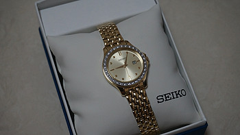土豪金也有小清新：SEIKO 精工 Dress SXDF92 女士时装腕表