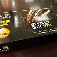 索泰 GTX970-4GD5 霹雳版 HC 1329/7010MHz 显卡外观展示(接口|挡板|风扇|热管)