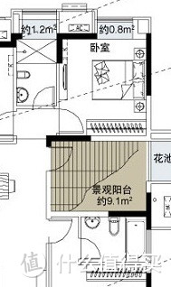 卫生间设计 木桶浴缸、干湿分区