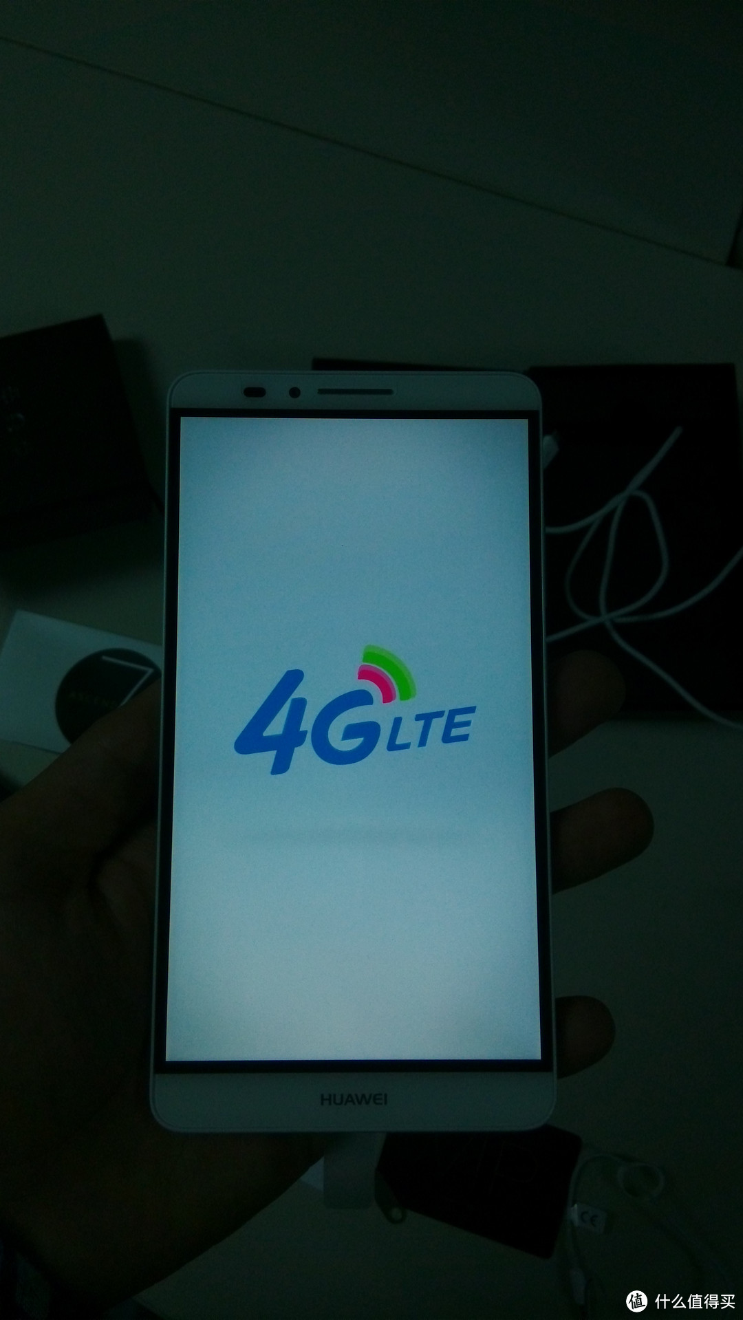 华为 Mate7 标配版 移动4G（月光银）智能手机