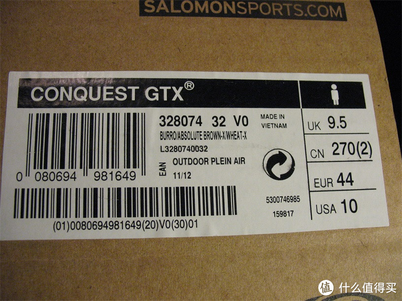 Salomon 萨洛蒙 GTX 徒步鞋：CONQUEST GTX M 和 AUTHENTIC LTR GTX