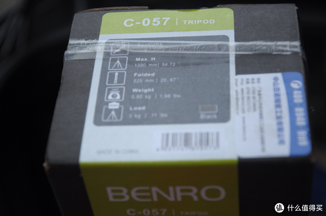 她再也不用担心我的手不稳啦：Benro 百诺 C-057 碳纤维三脚架+BH0云台