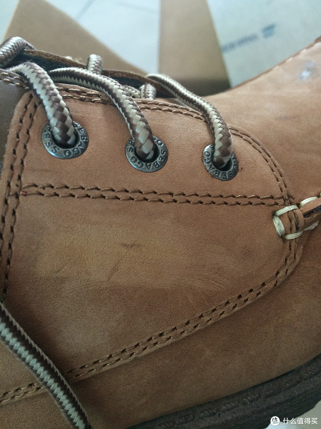 sebago Alpine Low 男士真皮低帮靴 美亚直邮开箱，新手第一淘，结果被坑