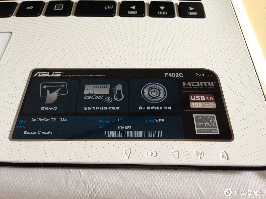 ASUS 华硕 低端笔记本 F402CA 晒单