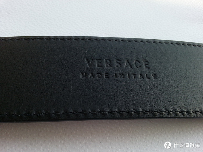 官网入手 人肉带回 Versace 范思哲 牛皮男款针扣腰带 DCU4408-DVTP1 D25HP