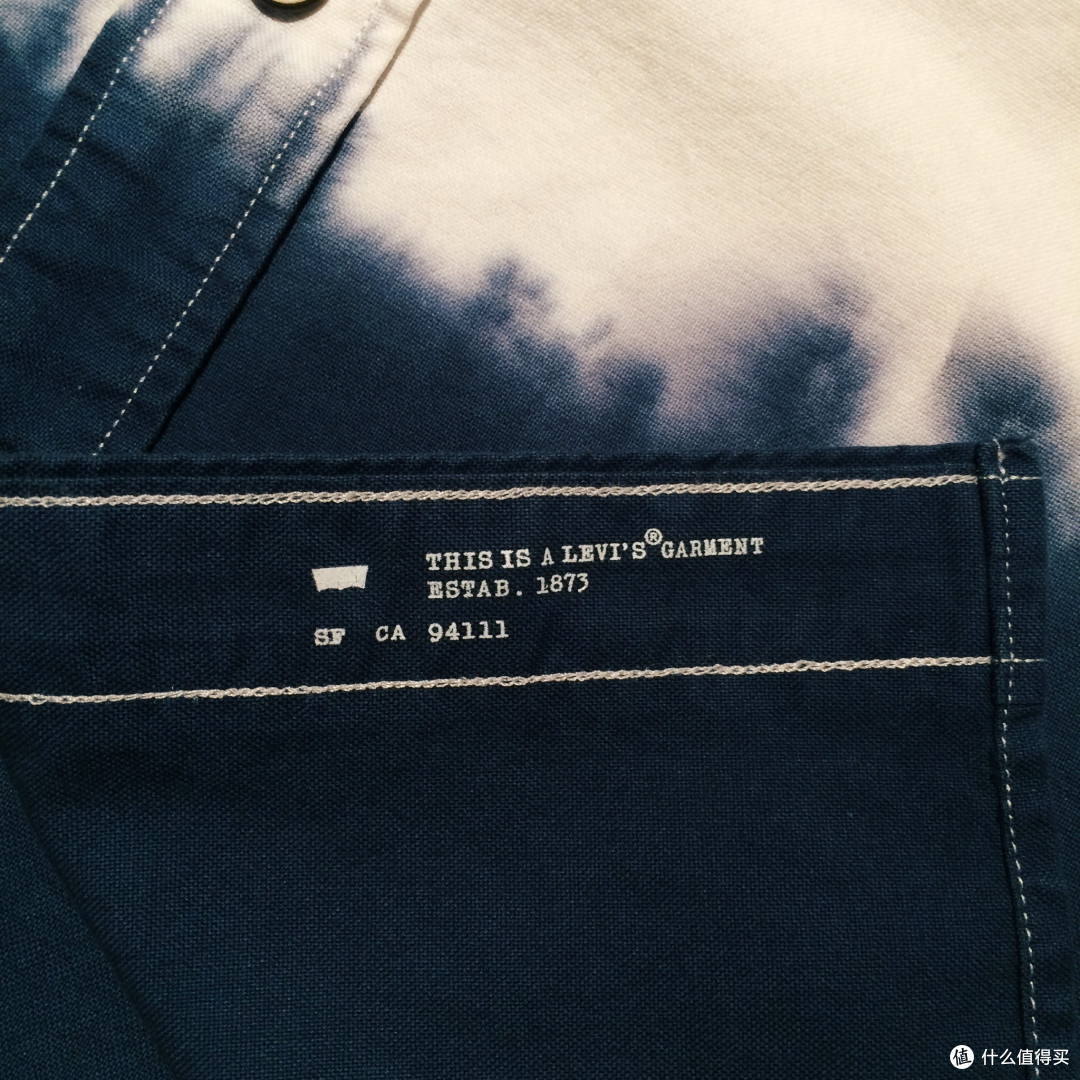 囧衣的救赎：官网购入 Levi's 李维斯 白蓝渐变工装衬衫 & 513 森林绿长裤