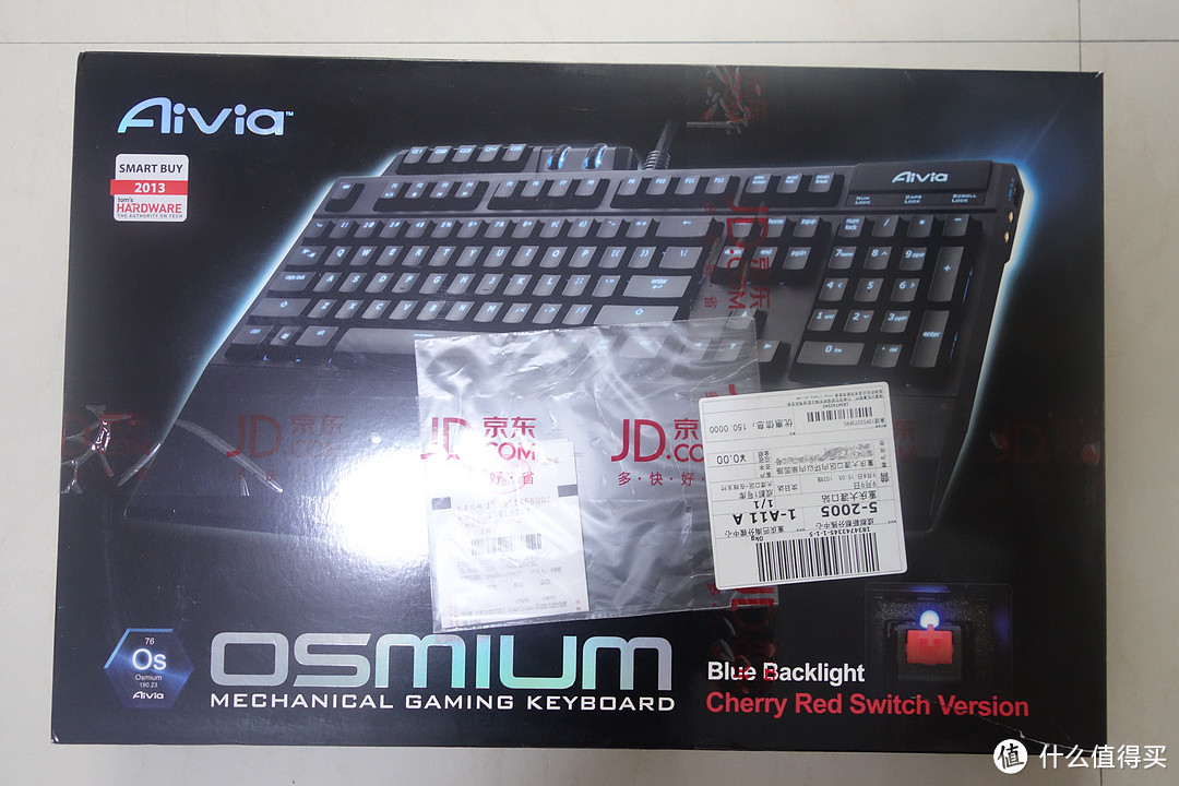 GIGABYTE 技嘉 Aivia Osmium  机械式游戏键盘 红轴