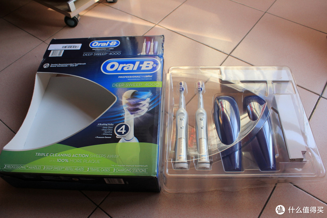 人生第一把电动牙刷：Oral-B 欧乐B 4000型/D29 电动牙刷