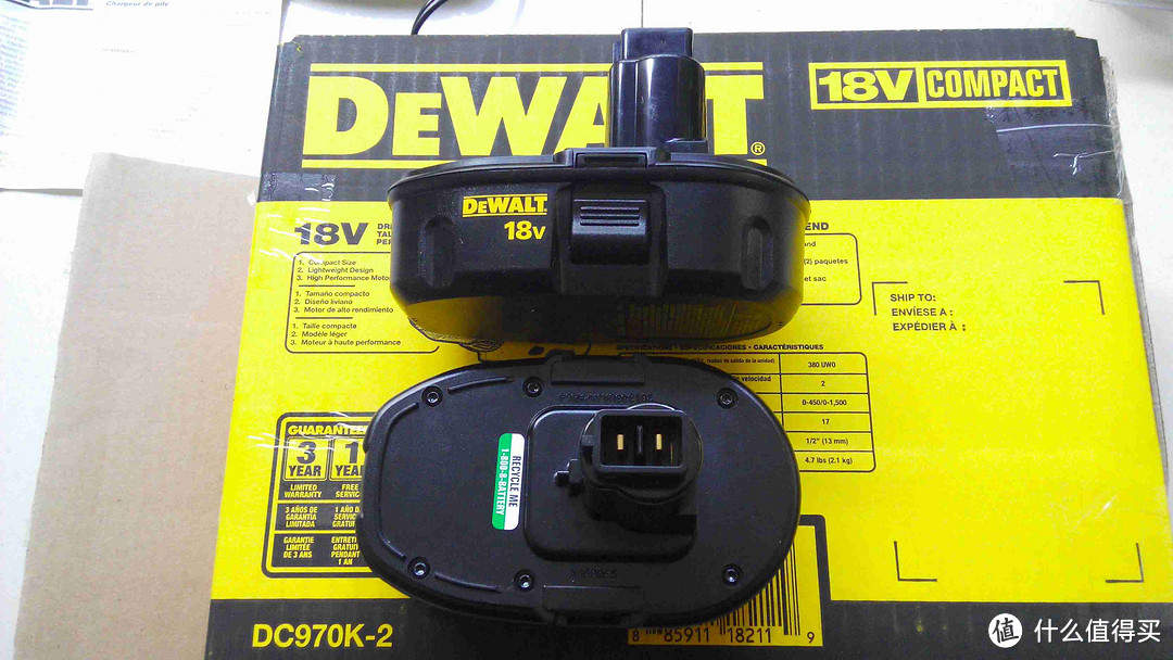 DEWALT 得伟 DC970K-2 电钻套装