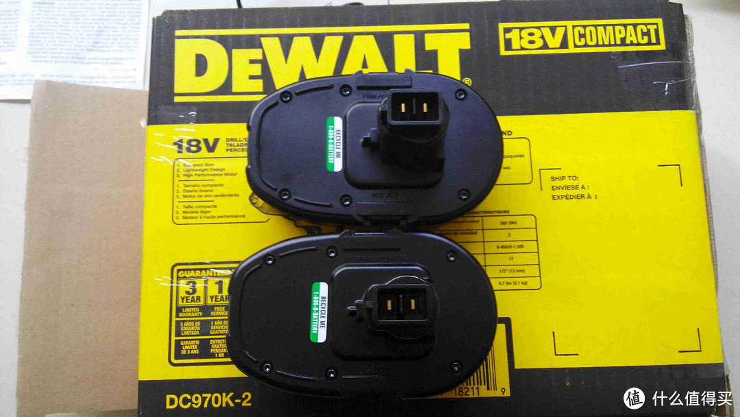 DEWALT 得伟 DC970K-2 电钻套装