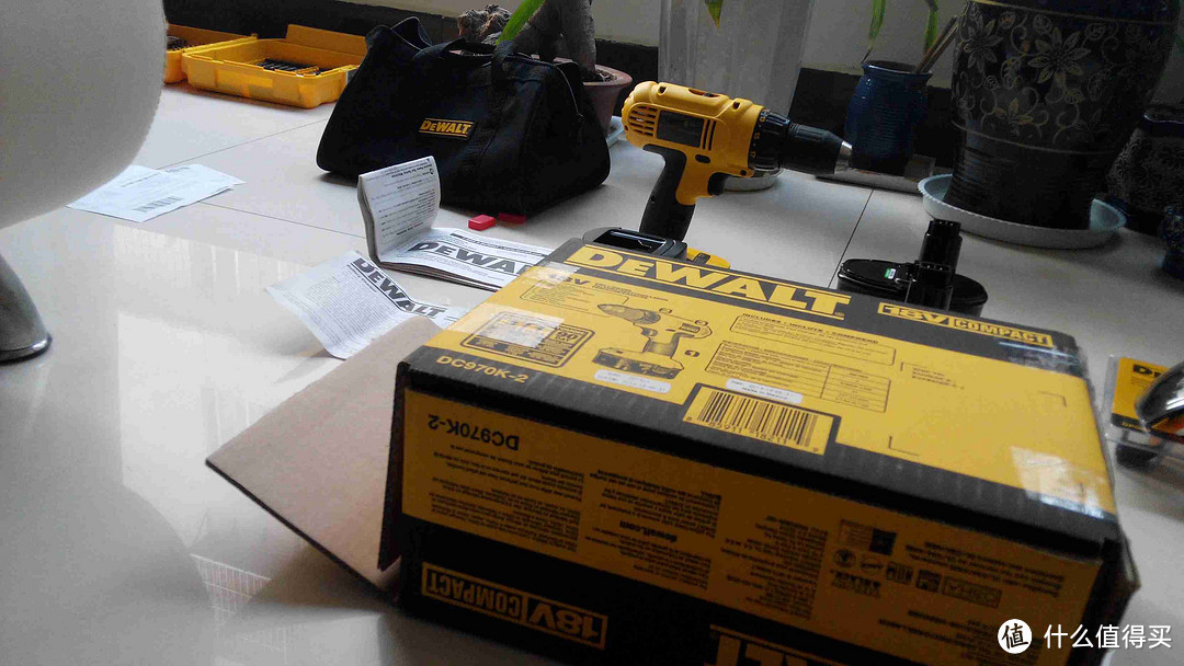 DEWALT 得伟 DC970K-2 电钻套装