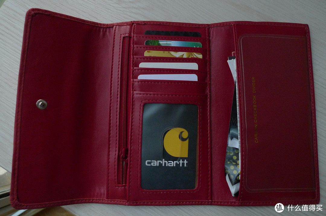 美亚白菜价钱包：Carhartt Checkbook Clutch长款三折钱包