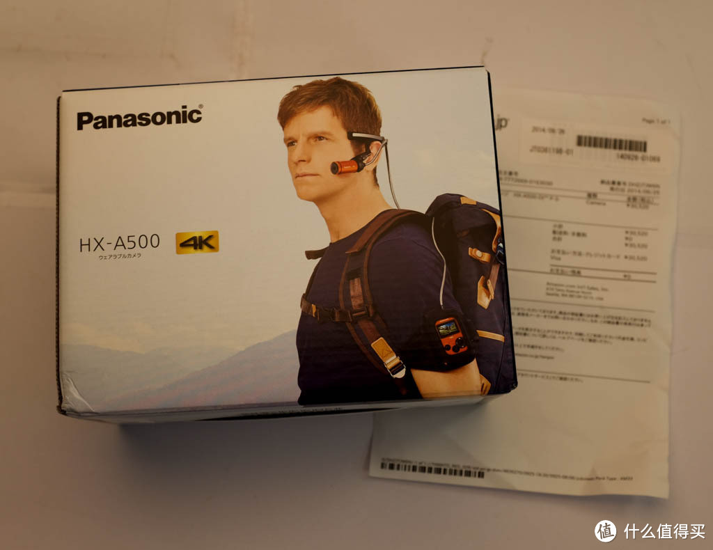日淘全球首款4K可穿戴摄像机：Panasonic 松下 HX-A500-D 开箱体验
