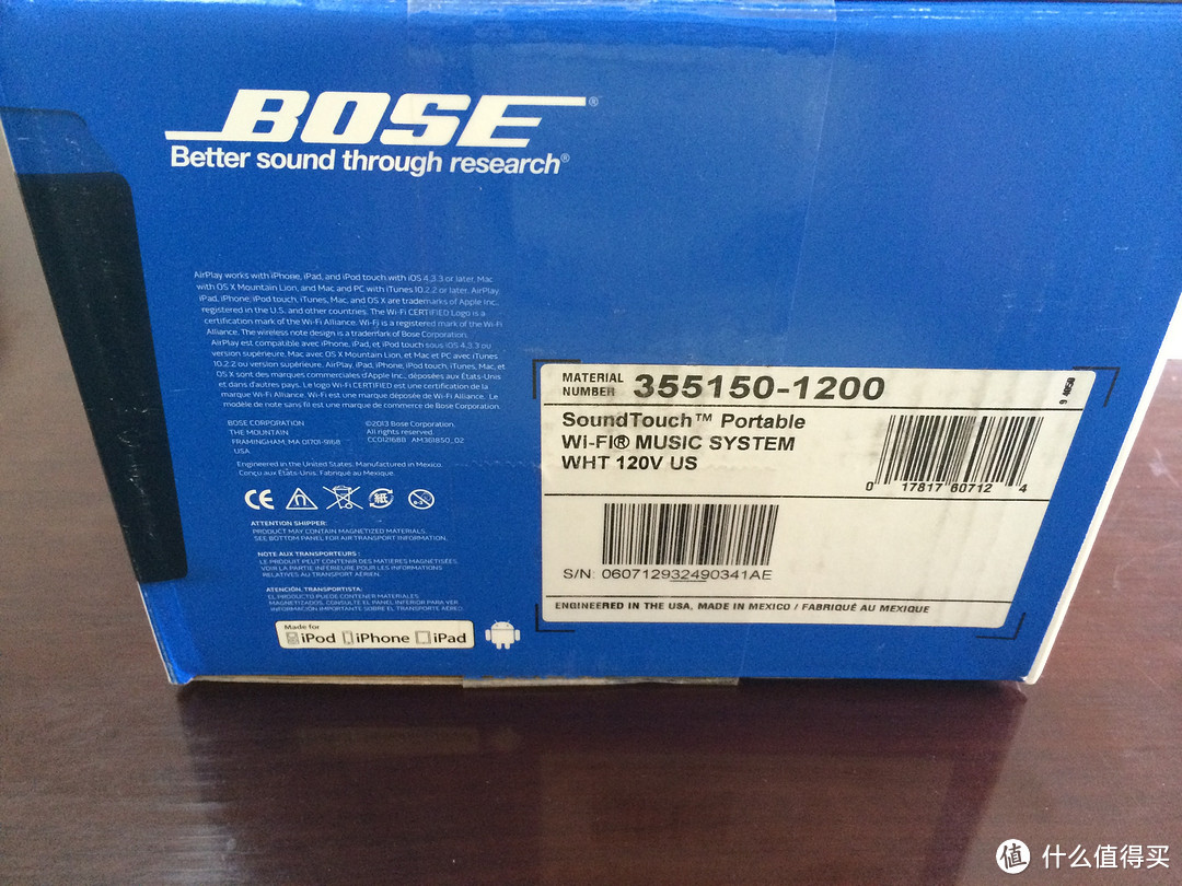 BOSE Soundtouch Portable 无线WIFI音箱