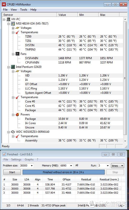 来自恶魔峡谷的召唤：Intel G3258 & MSI 微星 H81M-E34 超频心得